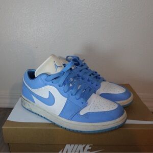 Nike Air Jordan Low in Sky Blue and White